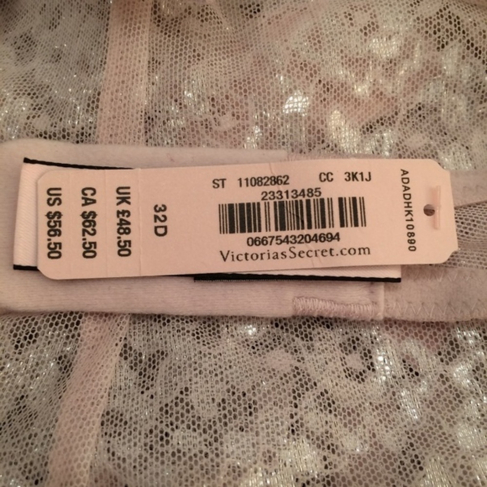 Victoria's Secret Dream Angels Pink & Silver Bra - Picture 5 of 5